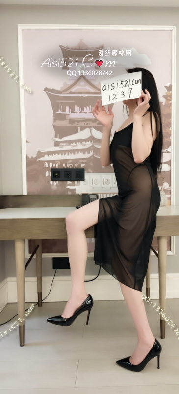 黑色吊带透明长睡裙，夏夜晚风配高跟鞋，老公绝对不能抵抗！欢迎定制，保证爱液痕迹原味内衣|内衣日常衣类